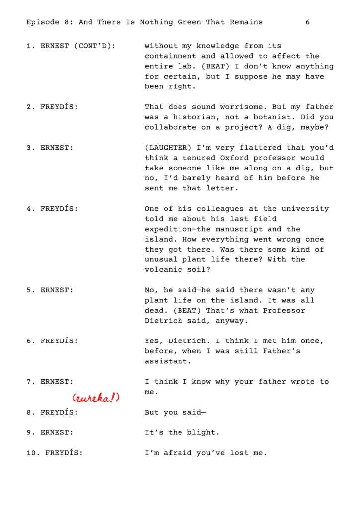 Ernest connects the dots